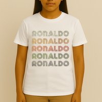 Love Heart R.O.N.A.L.D.O Grunge Style Black R.O.N.A.L.Do T-Shirt