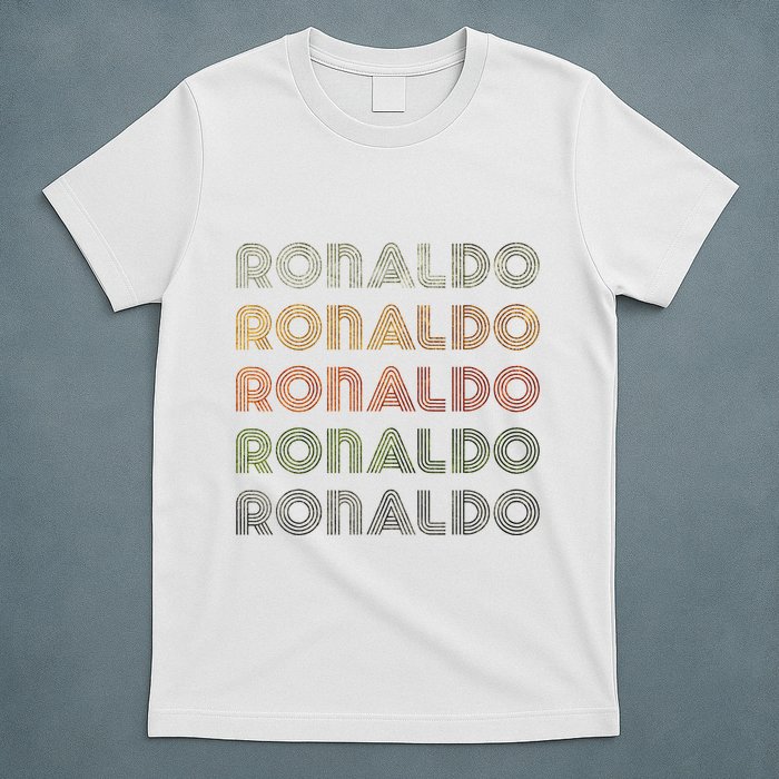 Love Heart R.O.N.A.L.D.O Grunge Style Black R.O.N.A.L.Do T-Shirt