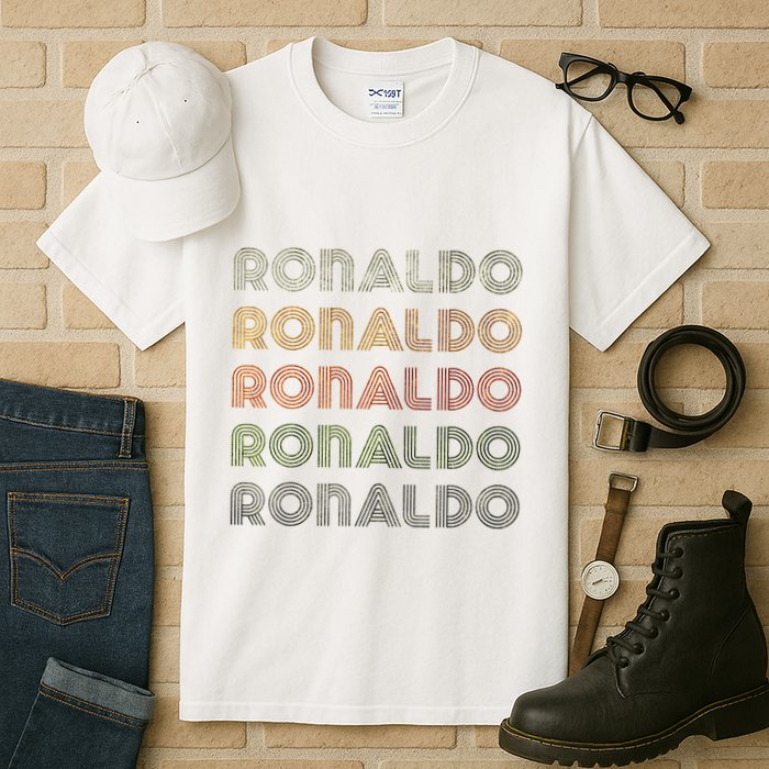 Love Heart R.O.N.A.L.D.O Grunge Style Black R.O.N.A.L.Do Tall T-Shirt