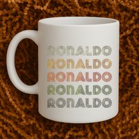 Love Heart R.O.N.A.L.D.O Grunge Style Black R.O.N.A.L.Do Mug