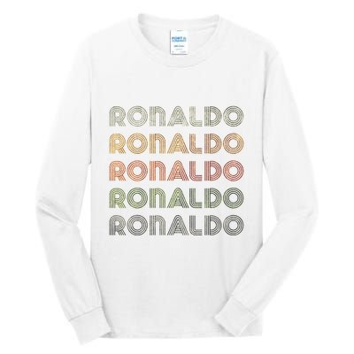 Love Heart R.O.N.A.L.D.O Grunge Style Black R.O.N.A.L.Do Tall Long Sleeve T-Shirt