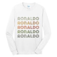 Love Heart R.O.N.A.L.D.O Grunge Style Black R.O.N.A.L.Do Tall Long Sleeve T-Shirt