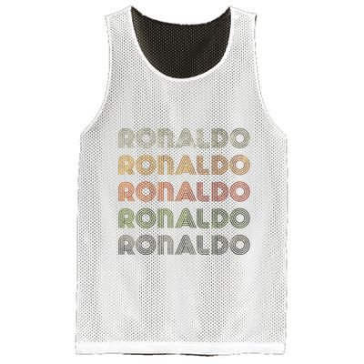 Love Heart R.O.N.A.L.D.O Grunge Style Black R.O.N.A.L.Do Mesh Reversible Basketball Jersey Tank