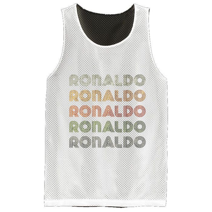 Love Heart R.O.N.A.L.D.O Grunge Style Black R.O.N.A.L.Do Mesh Reversible Basketball Jersey Tank