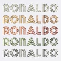 Love Heart R.O.N.A.L.D.O Grunge Style Black R.O.N.A.L.Do Mesh Reversible Basketball Jersey Tank