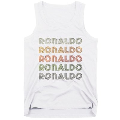 Love Heart R.O.N.A.L.D.O Grunge Style Black R.O.N.A.L.Do Tank Top