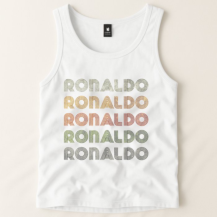 Love Heart R.O.N.A.L.D.O Grunge Style Black R.O.N.A.L.Do Tank Top
