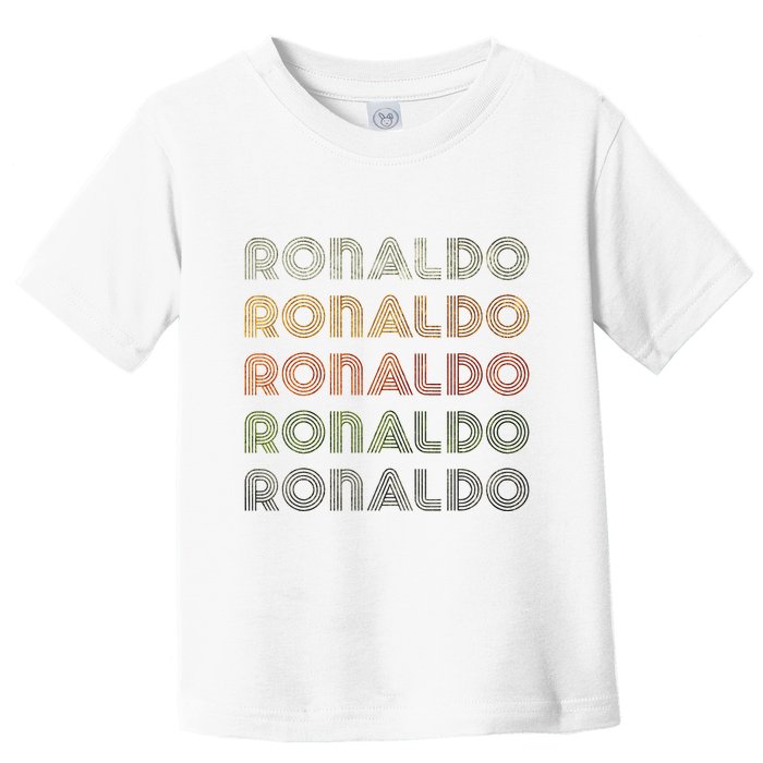Love Heart R.O.N.A.L.D.O Grunge Style Black R.O.N.A.L.Do Toddler T-Shirt