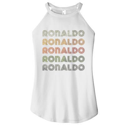 Love Heart R.O.N.A.L.D.O Grunge Style Black R.O.N.A.L.Do Women's Perfect Tri Rocker Tank