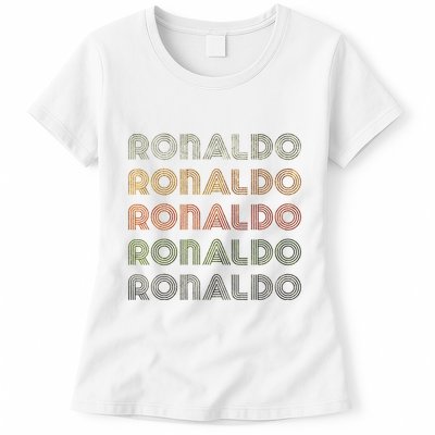 Love Heart R.O.N.A.L.D.O Grunge Style Black R.O.N.A.L.Do Womens T-Shirt
