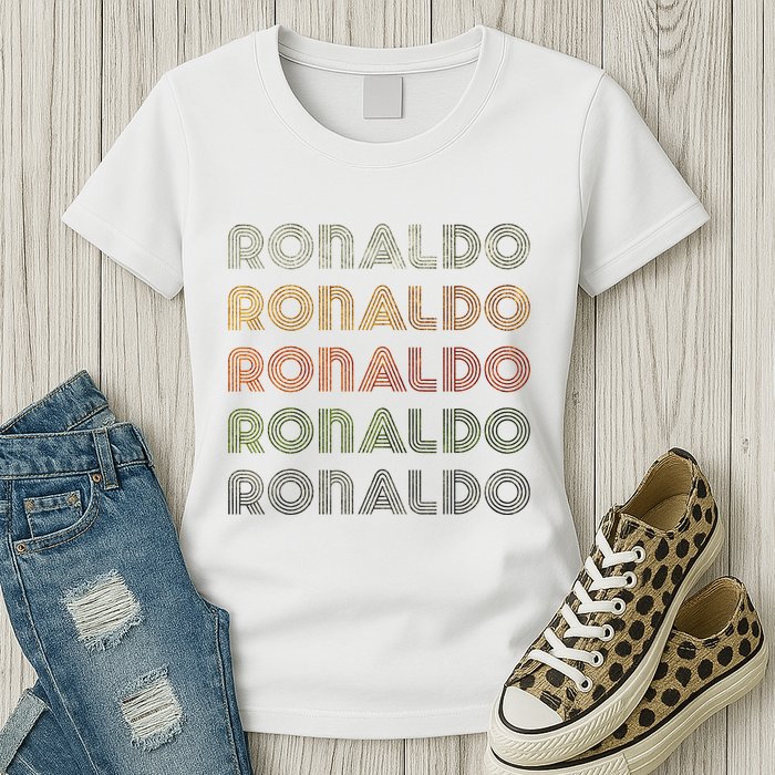 Love Heart R.O.N.A.L.D.O Grunge Style Black R.O.N.A.L.Do Womens T-Shirt