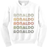 Love Heart R.O.N.A.L.D.O Grunge Style Black R.O.N.A.L.Do Kids Sweatshirt