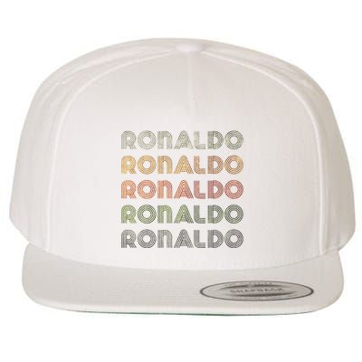 Love Heart R.O.N.A.L.D.O Grunge Style Black R.O.N.A.L.Do Wool Snapback Cap