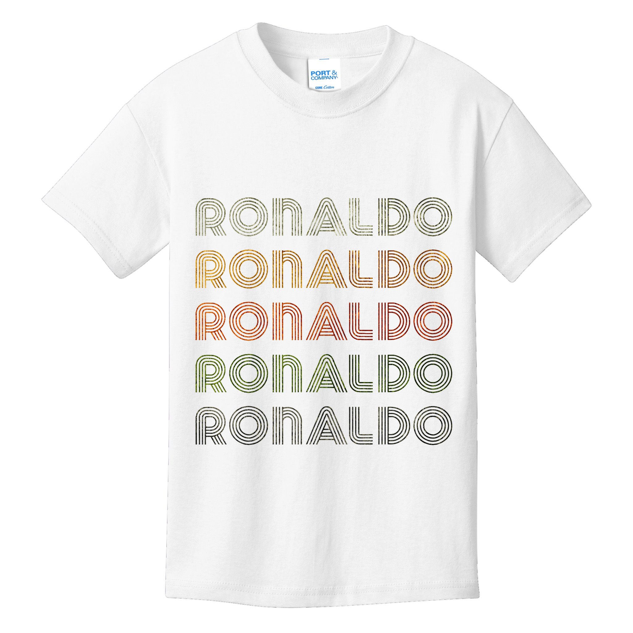 Love Heart R.O.N.A.L.D.O Grunge Style Black R.O.N.A.L.Do Kids T-Shirt