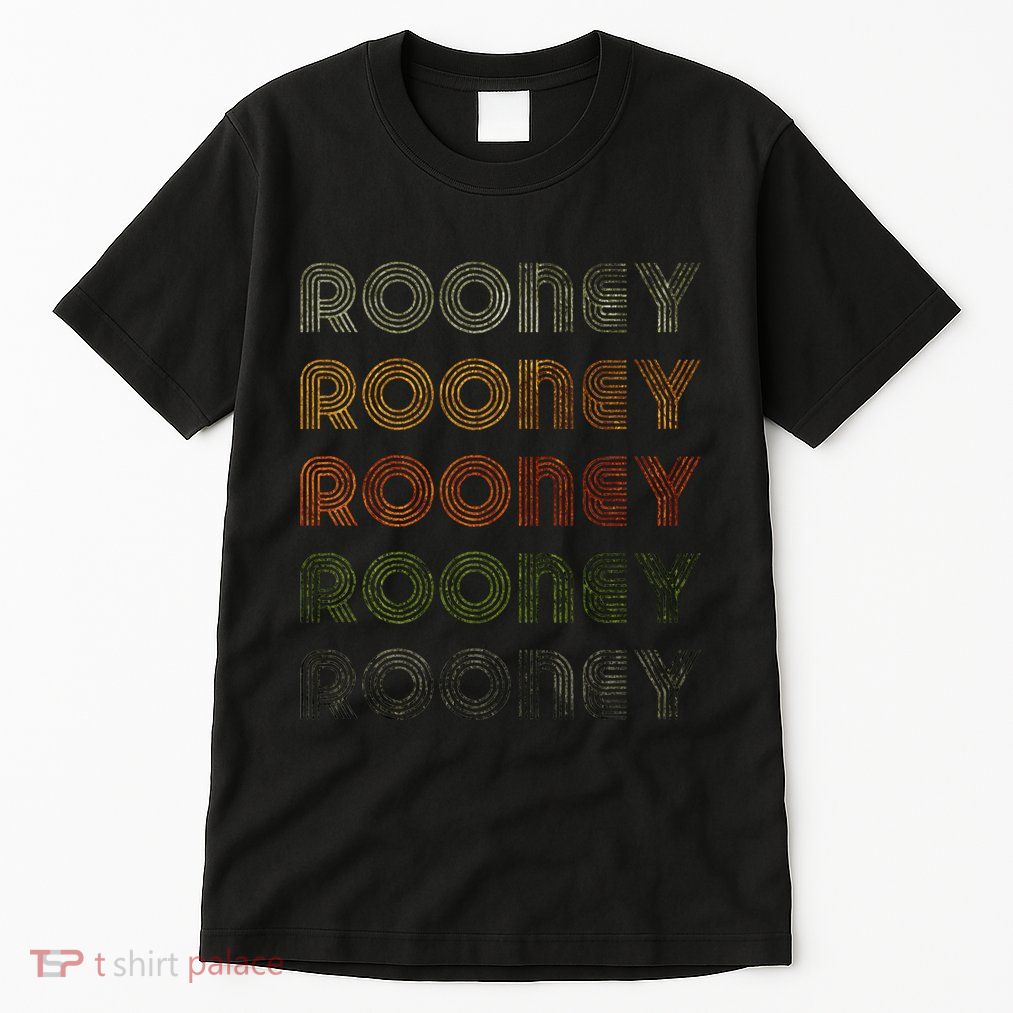 Love Heart Rooney Grunge Vintage Style Black Rooney Tall T-Shirt