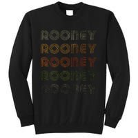 Love Heart Rooney Grunge Vintage Style Black Rooney Tall Sweatshirt