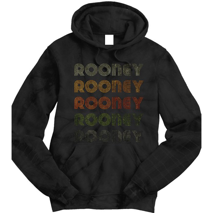 Love Heart Rooney Grunge Vintage Style Black Rooney Tie Dye Hoodie