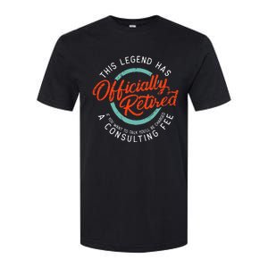 Legend Has Retired Funny Retirement Retired Softstyle CVC T-Shirt