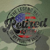 Legend Has Retired 2025 Not My Problem Anymore Retirement Gift Legacy Tie Dye Trucker Hat