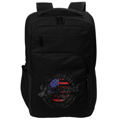 Legend Has Retired 2025 Not My Problem Anymore Retirement Gift Impact Tech Backpack