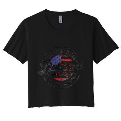 Legend Has Retired 2025 Not My Problem Anymore Retirement Gift Crop Top