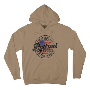 Legend Has Retired 2025 Not My Problem Anymore Retirement Gift Hoodie