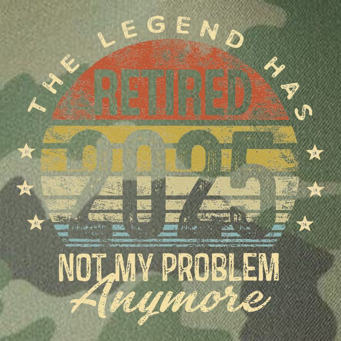 Legend Has Retired 2025 Not My Problem Anymore Retirement Gift Legacy Tie Dye Trucker Hat