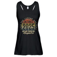 Legend Has Retired 2025 Not My Problem Anymore Retirement Gift Ladies Essential Flowy Tank