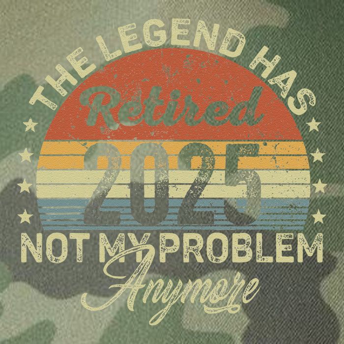 Legend Has Retired 2025 Not My Problem Anymore Retirement Legacy Tie Dye Trucker Hat