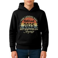 Legend Has Retired 2025 Not My Problem Anymore Retirement Kids Hoodie