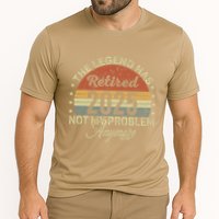 Legend Has Retired 2025 Not My Problem Anymore Retirement Performance Shirt