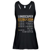 Landscaper Hourly Rate Funny Landscaper Ladies Essential Flowy Tank