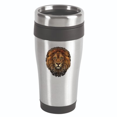 Lion Head Realistic For Lovers Of Lions King African Animal 16oz Travel Tumbler