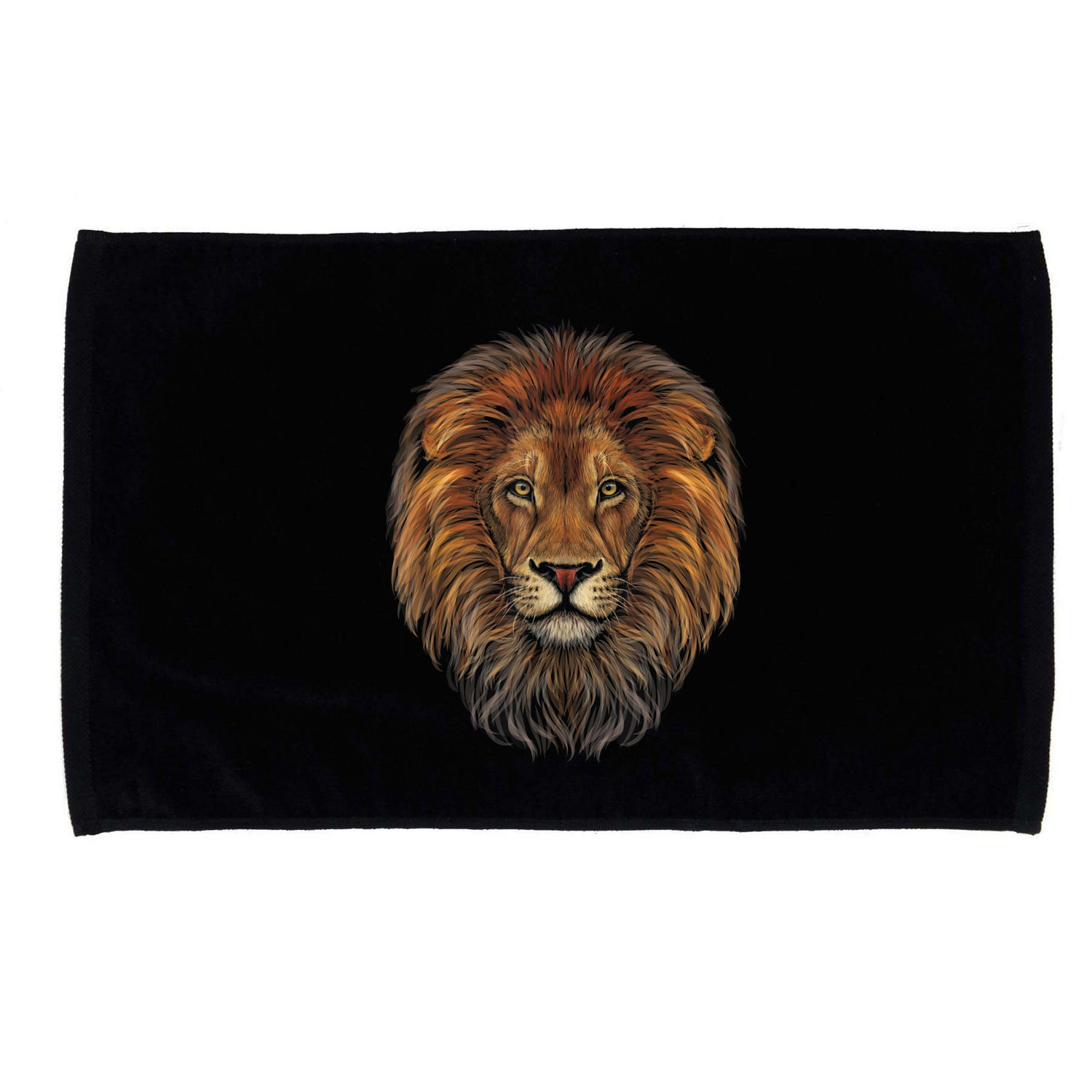 Lion Head Realistic For Lovers Of Lions King African Animal Microfiber Hand Towel