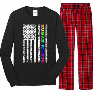 Lgbt Hu Rights Gift Long Sleeve Pajama Set