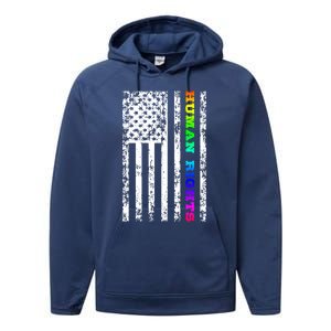 Lgbt Hu Rights Gift Performance Fleece Hoodie