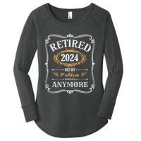 Legend Has Retired 2024 Not My Problem Anymore Women's Perfect Tri Tunic Long Sleeve Shirt