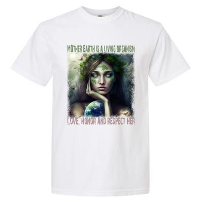 Love Honor Respect Your Mother Earth Gift Garment-Dyed Heavyweight T-Shirt