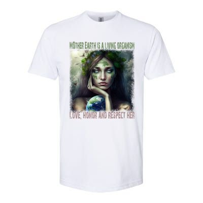 Love Honor Respect Your Mother Earth Gift Softstyle CVC T-Shirt