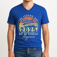 Legend Has Retired 2025 Not My Problem Anymore V-Neck T-Shirt