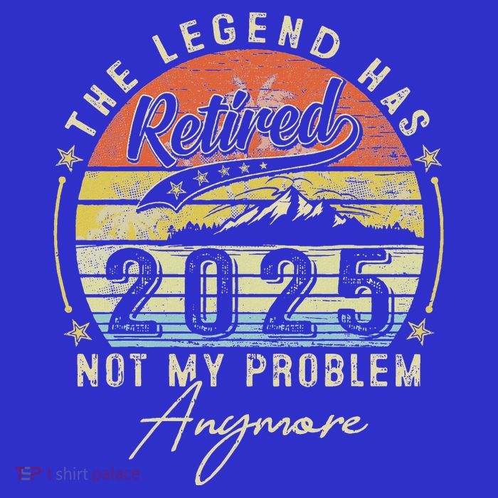 Legend Has Retired 2025 Not My Problem Anymore Kids T-Shirt