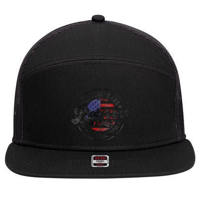 Legend Has Retired 2025 Not My Problem Anymore Retirement 7 Panel Mesh Trucker Snapback Hat