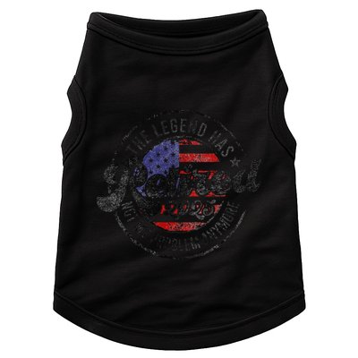 Legend Has Retired 2025 Not My Problem Anymore Retirement Doggie Tank