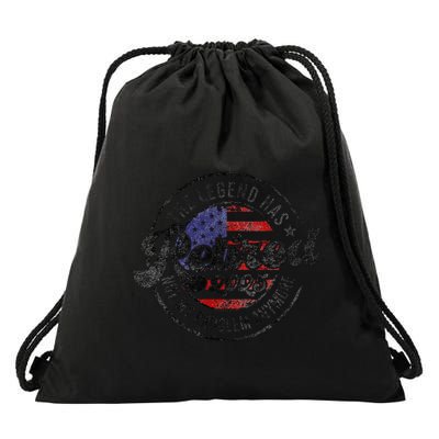 Legend Has Retired 2025 Not My Problem Anymore Retirement Drawstring Bag