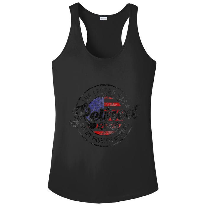 Legend Has Retired 2025 Not My Problem Anymore Retirement Ladies PosiCharge Competitor Racerback Tank