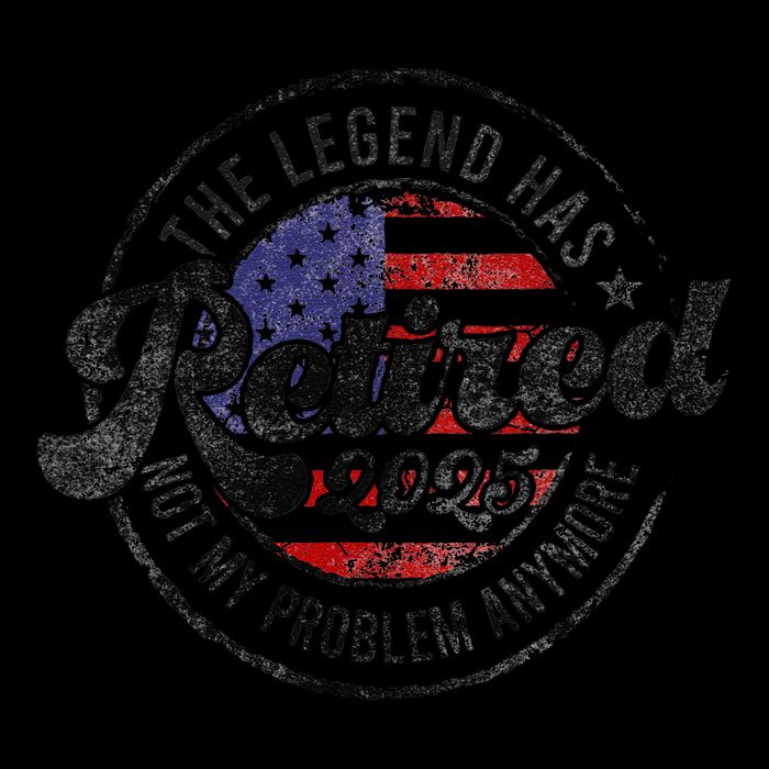 Legend Has Retired 2025 Not My Problem Anymore Retirement Women's V-Neck T-Shirt