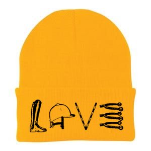 Love Horseback Riding Knit Cap Winter Beanie