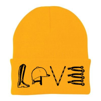 Love Horseback Riding Knit Cap Winter Beanie