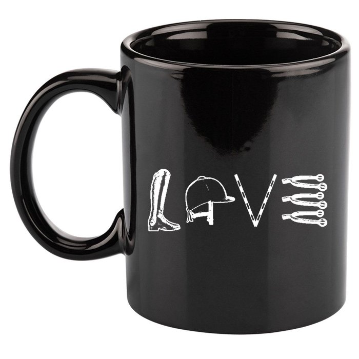 Love Horseback Riding 11oz C Handle Ceramic Mug