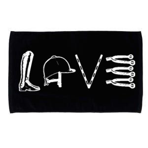 Love Horseback Riding Microfiber Hand Towel